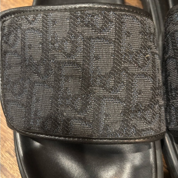 Dior men’s Black Christian Dior Aqua Sandals with Velcro closure size 42/9 main image 6